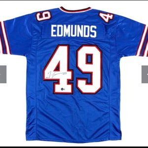 Tremaine Edmonds signed Bills jersey